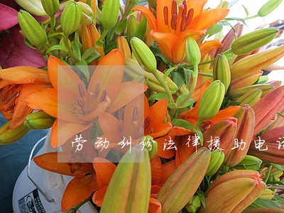 劳动纠纷法律援助电话 劳动纠纷法律援助电话