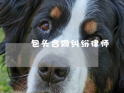 包头合同纠纷律师 包头合同纠纷律师