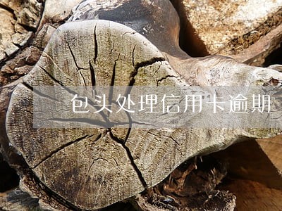 包头处理信用卡逾期