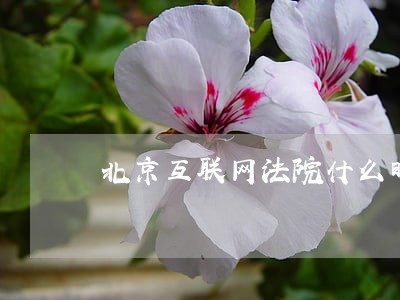 北京互联网法院什么时候复工 北京互联网法院什么时候复工