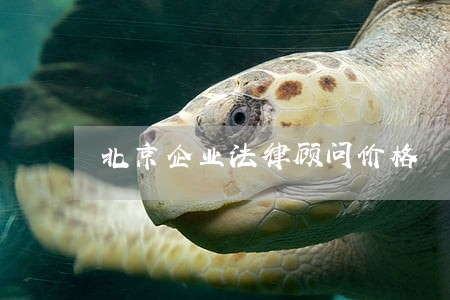 北京企业法律顾问价格 北京企业法律顾问价格