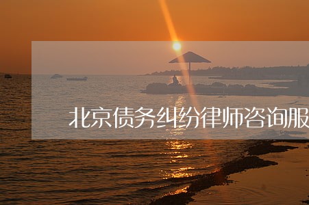 北京债务纠纷律师咨询服务 北京债务纠纷律师咨询服务