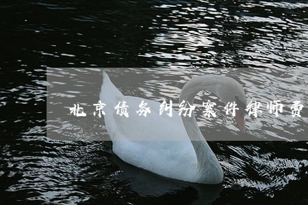 北京债务纠纷案件律师费怎 北京债务纠纷案件律师费怎