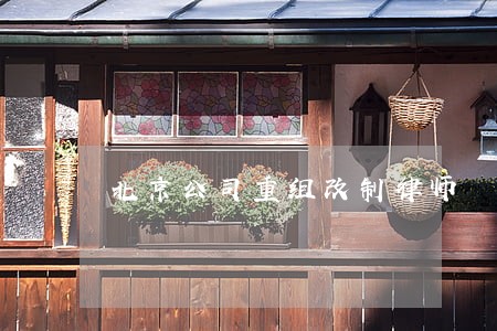 北京公司重组改制律师 北京公司重组改制律师