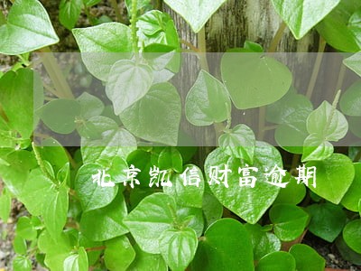 北京凯信财富逾期 北京凯信财富逾期