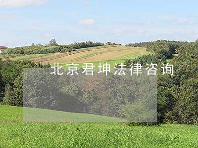北京君坤法律咨询 北京君坤法律咨询
