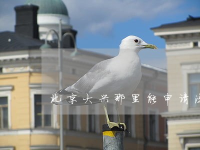 北京大兴那里能申请法律援助 北京大兴那里能申请法律援助