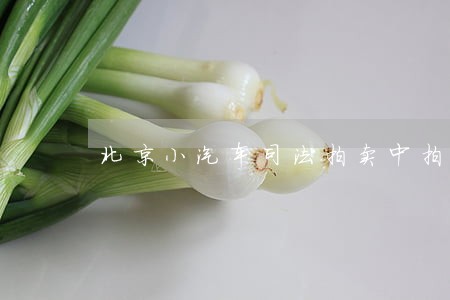 北京小汽车司法拍卖中拍率 北京小汽车司法拍卖中拍率