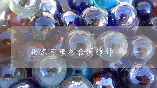 北京市债务合同律师 北京市债务合同律师