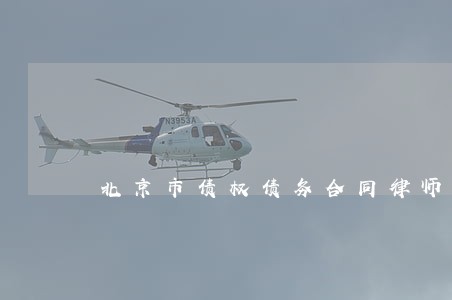 北京市债权债务合同律师有哪些 北京市债权债务合同律师有哪些