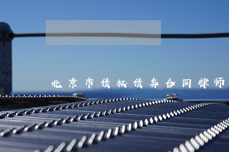 北京市债权债务合同律师联系方式 北京市债权债务合同律师联系方式