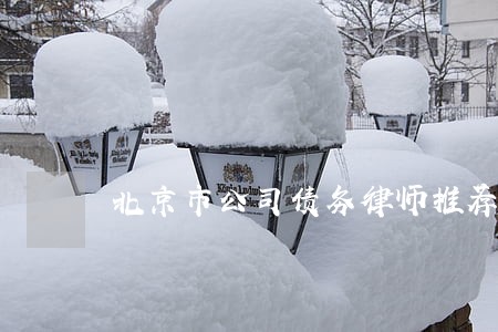 北京市公司债务律师推荐 北京市公司债务律师推荐