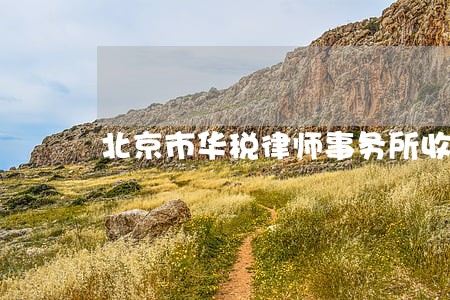 北京市华税律师事务所收费标准 北京市华税律师事务所收费标准