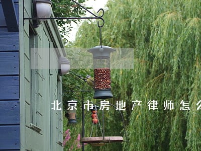 北京市房地产律师怎么找 北京市房地产律师怎么找