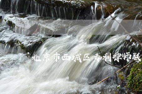 北京市西城区专利律师联系电话