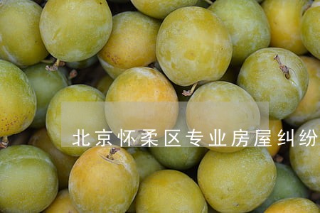 北京怀柔区专业房屋纠纷律师费用 北京怀柔区专业房屋纠纷律师费用