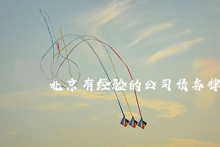 北京有经验的公司债务律师团队 北京有经验的公司债务律师团队