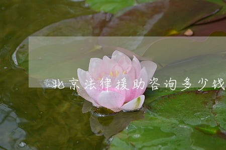北京法律援助咨询多少钱 北京法律援助咨询多少钱