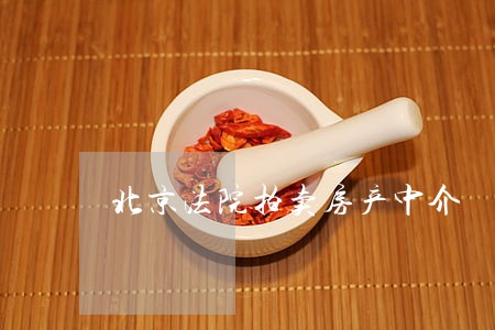 北京法院拍卖房产中介