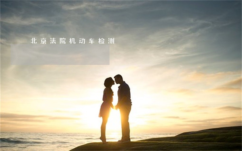 北京法院机动车检测