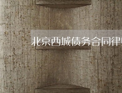 北京西城债务合同律师咨询电话 北京西城债务合同律师咨询电话