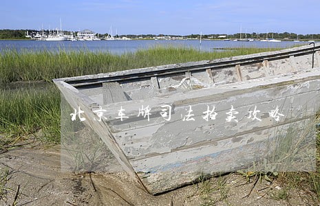 北京车牌司法拍卖攻略