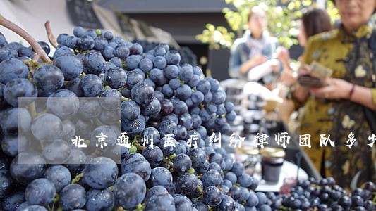 北京通州医疗纠纷律师团队多少钱 北京通州医疗纠纷律师团队多少钱