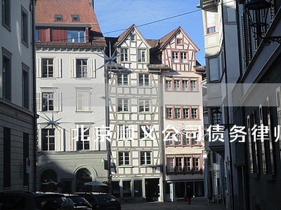 北京顺义公司债务律师推荐