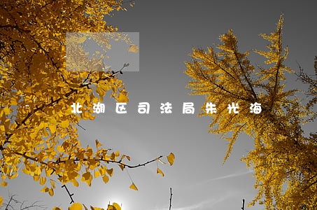 北湖区司法局朱光海 北湖区司法局朱光海