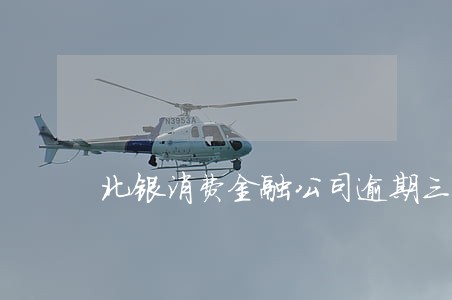 北银消费金融公司逾期三天6 北银消费金融公司逾期三天6
