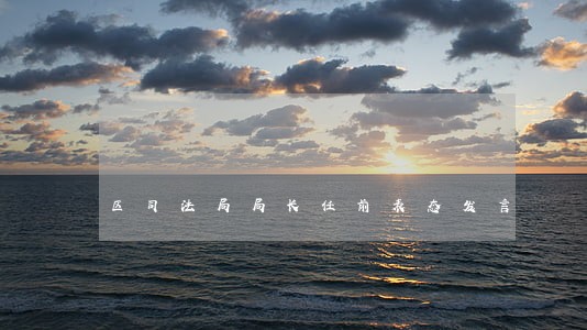 区司法局局长任前表态发言 区司法局局长任前表态发言