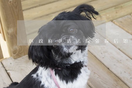 区政府申请法院强拆后如何处理 区政府申请法院强拆后如何处理