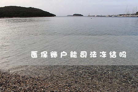 医保账户能司法冻结吗