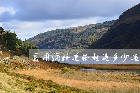 医用酒精运输超过多少违法 医用酒精运输超过多少违法