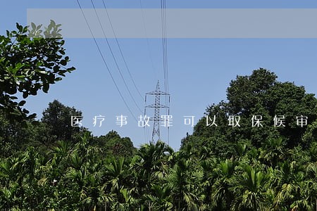 医疗事故罪可以取保候审吗