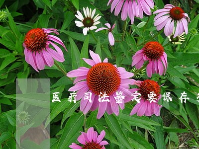 医疗司法鉴定要保存多年 医疗司法鉴定要保存多年