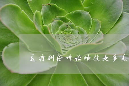 医疗纠纷诉讼时效是多长时间 医疗纠纷诉讼时效是多长时间