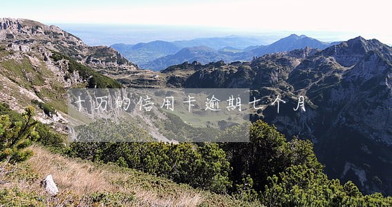 十万的信用卡逾期七个月 十万的信用卡逾期七个月