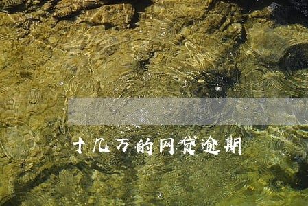 十几万的网贷逾期 十几万的网贷逾期