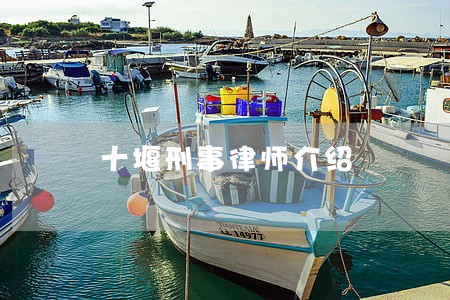十堰刑事律师介绍