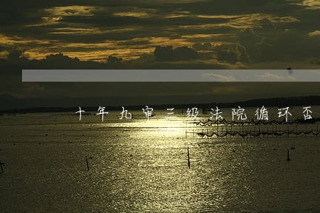 十年九审三级法院循环否定 十年九审三级法院循环否定