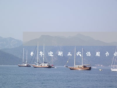 半年逾期三次信用卡会怎么样