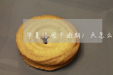 华夏信用卡逾期1天怎么解决 华夏信用卡逾期1天怎么解决