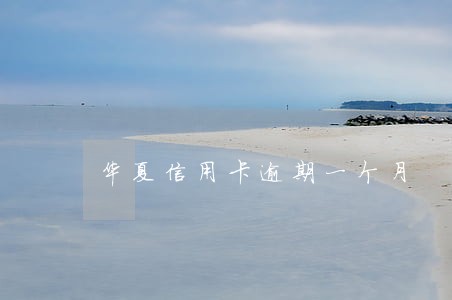 华夏信用卡逾期一个月