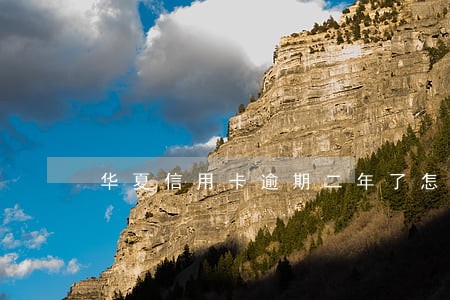 华夏信用卡逾期二年了怎么去协商