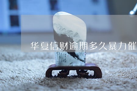 华夏信财逾期多久暴力催收6 华夏信财逾期多久暴力催收6