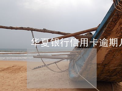 华夏银行信用卡逾期几个月会 华夏银行信用卡逾期几个月会