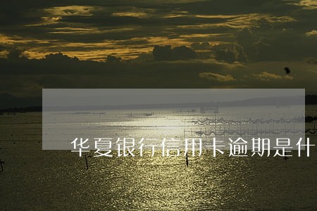 华夏银行信用卡逾期是什么意思 华夏银行信用卡逾期是什么意思