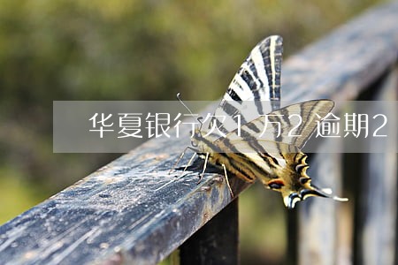 华夏银行欠1万2逾期2年 华夏银行欠1万2逾期2年