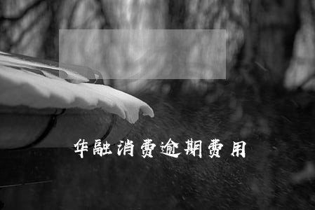 华融消费逾期费用 华融消费逾期费用